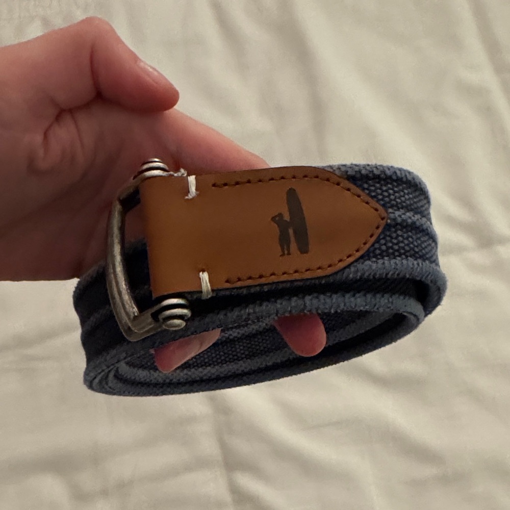 johnnie-O Blue and Brown Belt